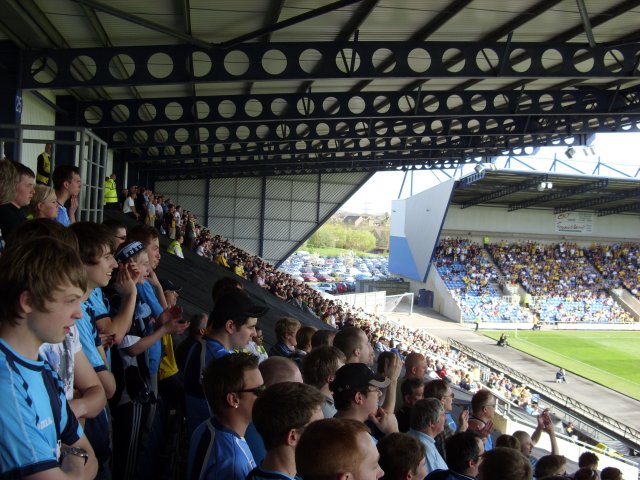 The North Stand During the Match